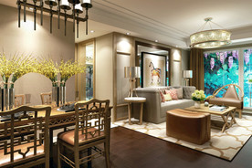 简欧式客厅    家装客厅效果