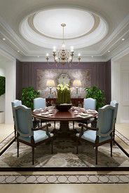 简欧式餐厅    家装餐厅效果