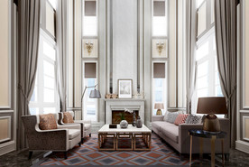 简欧式客厅    家装客厅效果