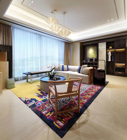 新中式客厅    家装客厅效果