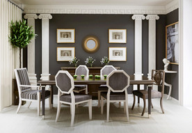 简欧式餐厅    家装餐厅效果