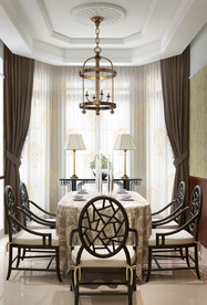 新中式餐厅    家装餐厅效果
