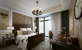 后现代卧室    家装卧室效果