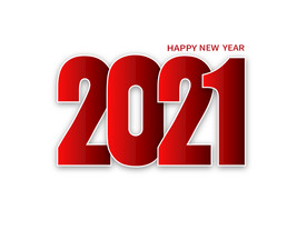 红色渐变创意字