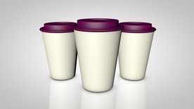 C4D模型咖啡奶茶外带杯子