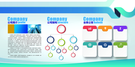 企业发展历程文化宣传海报素材