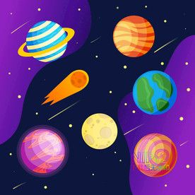 卡通星球行星