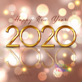 新年快乐矢量图