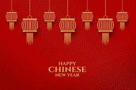 新年素材 展板背景