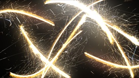 火花烟火素材  烟花火花四溅