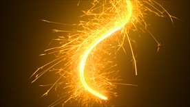 火花烟火素材  烟花火花四溅