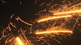 火花烟火素材  烟花火花四溅