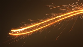 火花烟火素材  烟花火花四溅
