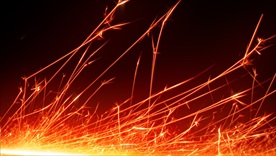 火花烟火素材  烟花火花四溅