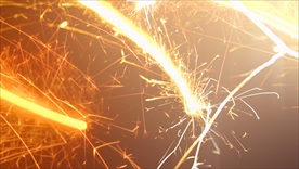 火花烟火素材  烟花火花四溅