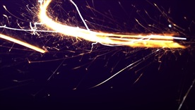 火花烟火素材  烟花火花四溅