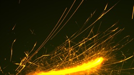 火花烟火素材  烟花火花四溅