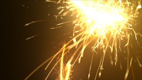 火花烟火素材  烟花火花四溅