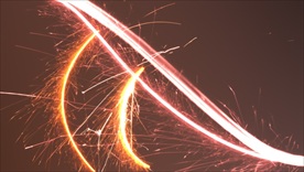 火花烟火素材  烟花火花四溅