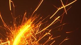 火花烟火素材  烟花火花四溅
