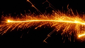 火花烟火素材  烟花火花四溅