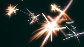 火花烟火素材  烟花火花四溅