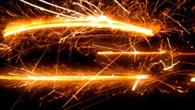 火花烟火素材  烟花火花四溅