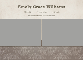 出生卡片相册宝宝家庭相册婴儿6