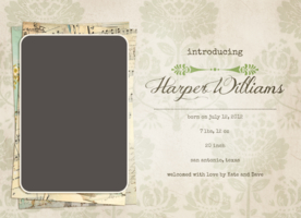 出生卡片相册宝宝家庭相册婴儿4