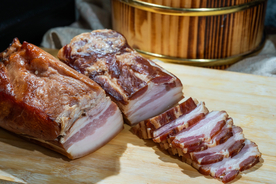 腊肉美食食材背景素材