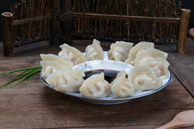 水饺美食食材背景素材