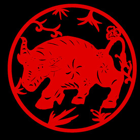 牛年剪纸 (19)