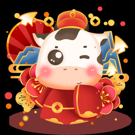 牛卡通形象 (26)