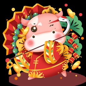 牛卡通形象 (40)