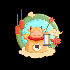 牛卡通形象 (115)