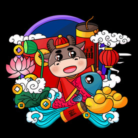 牛卡通形象 (132)