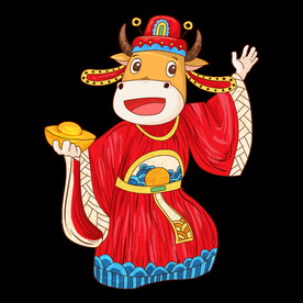 牛卡通形象 (151)