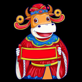牛卡通形象 (153)