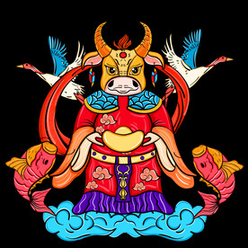 牛卡通形象 (176)