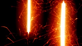 火花烟火素材  烟花火花四溅