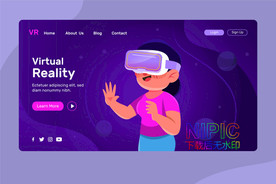 vr网页ui