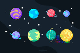 卡通星球行星