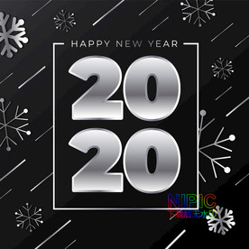 新年快乐矢量图