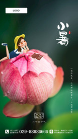 二十四节气海报 小暑