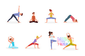 瑜伽yoga瑜珈动作