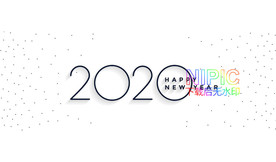新年快乐矢量图