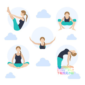 瑜伽yoga瑜珈动作