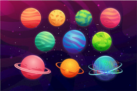 卡通星球行星