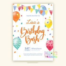 生日快乐海报
