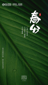 二十四节气海报 春分